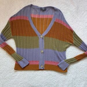 Belle by Belldini Color Block Knit Sweater size Large
